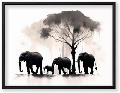 Familia de elefantitos 4x3